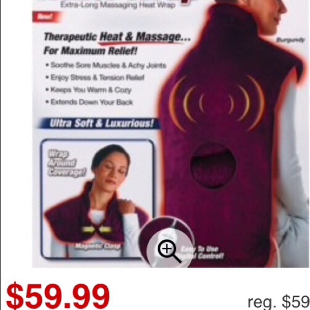 Thermapulse Relief Wrap - XL Massaging Heat Wrap